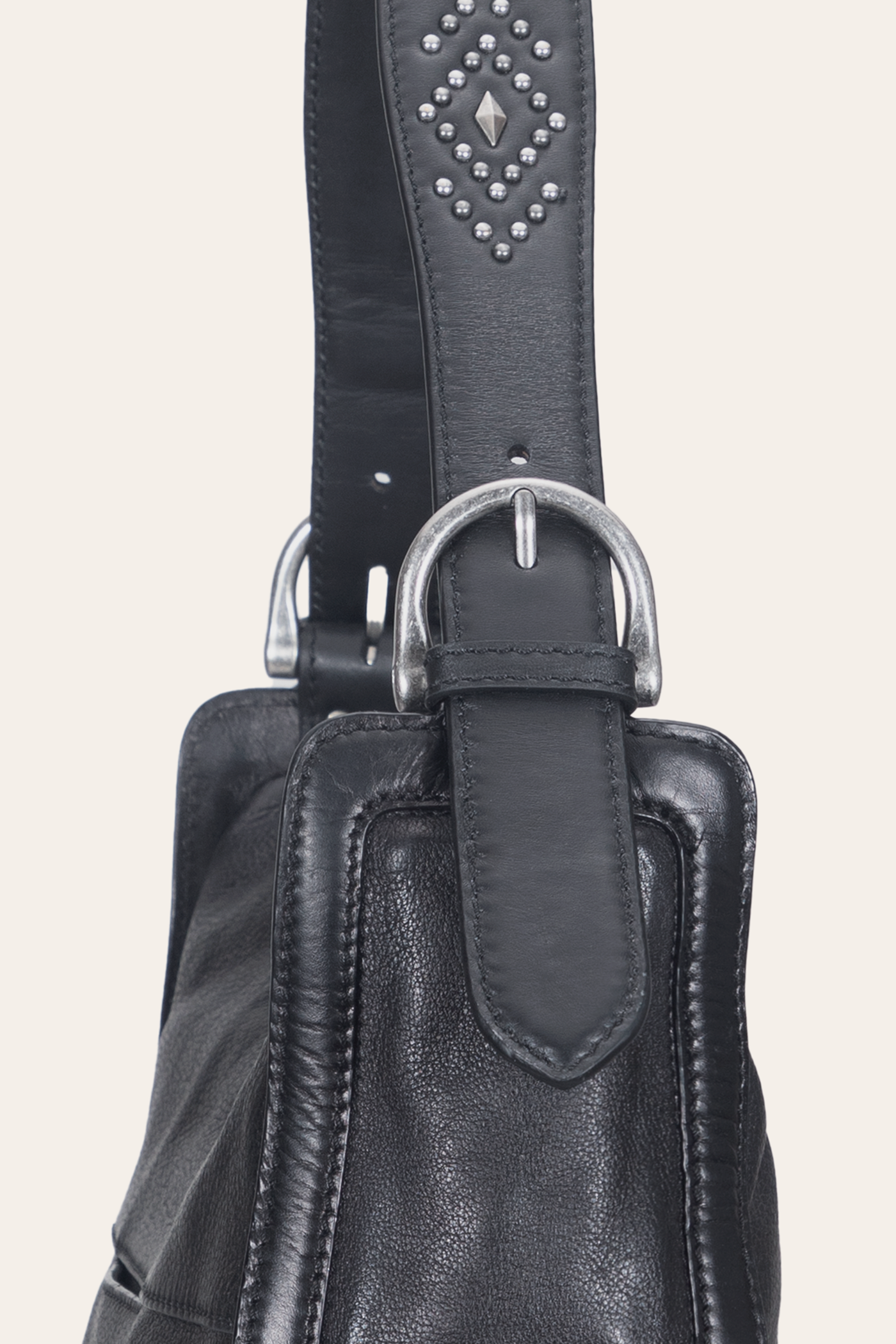 Carla Studded Hobo - Image 7