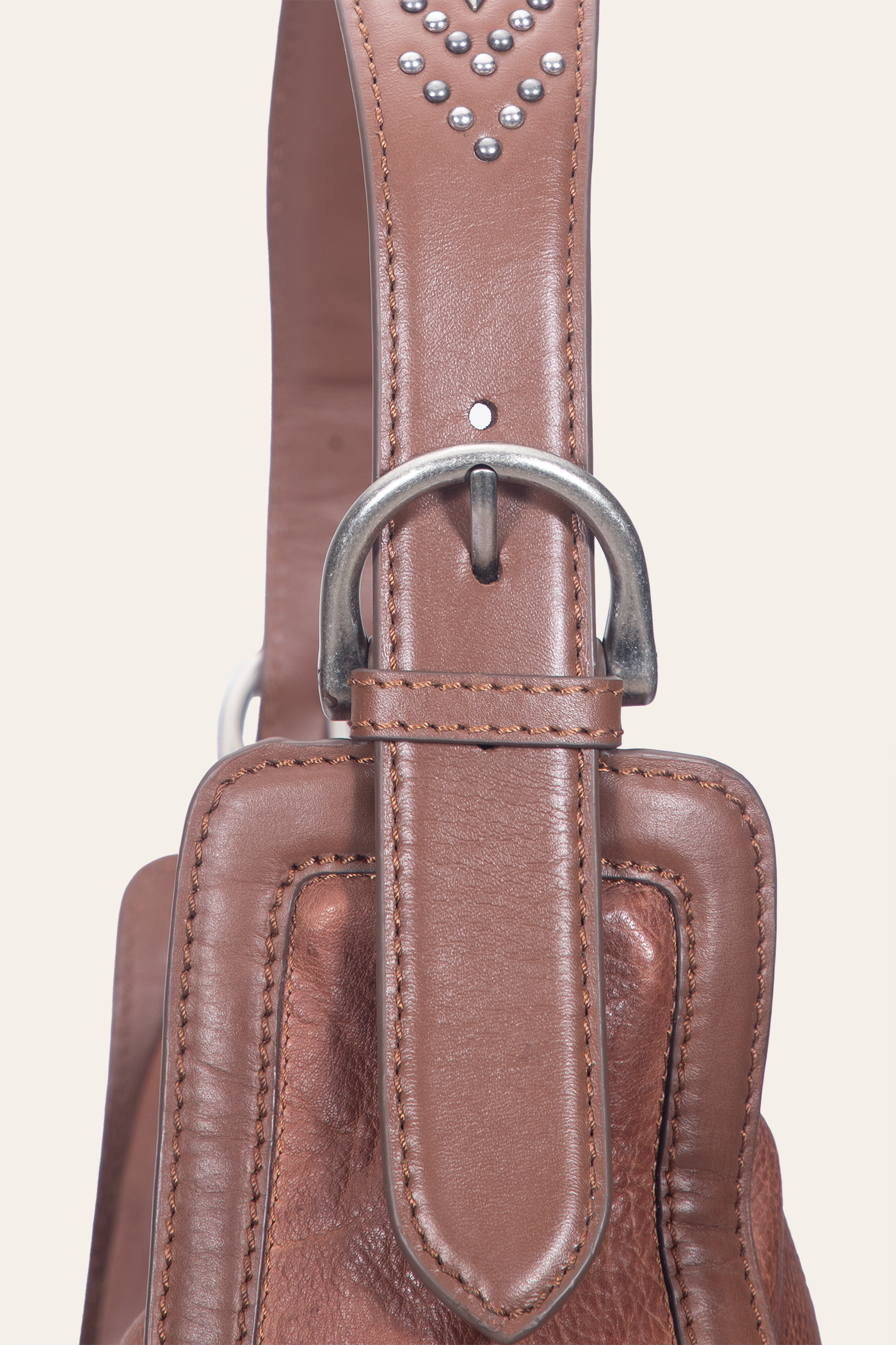 Carla Studded Hobo - Image 7