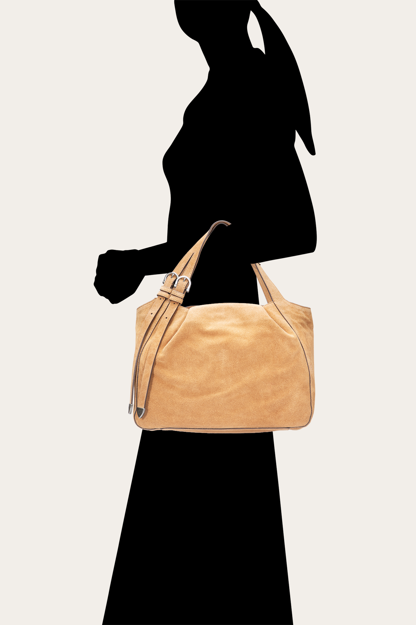 Heather Suede Tote - Image 8