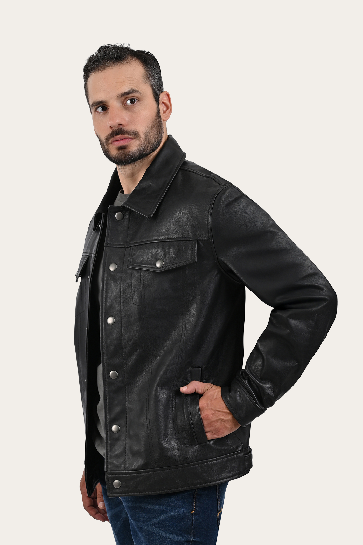 Baxter Trucker Jacket - Image 4