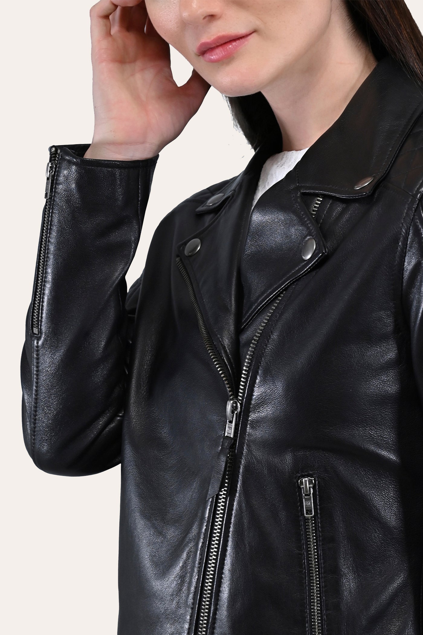 Oklahoma Biker Jacket - Image 6