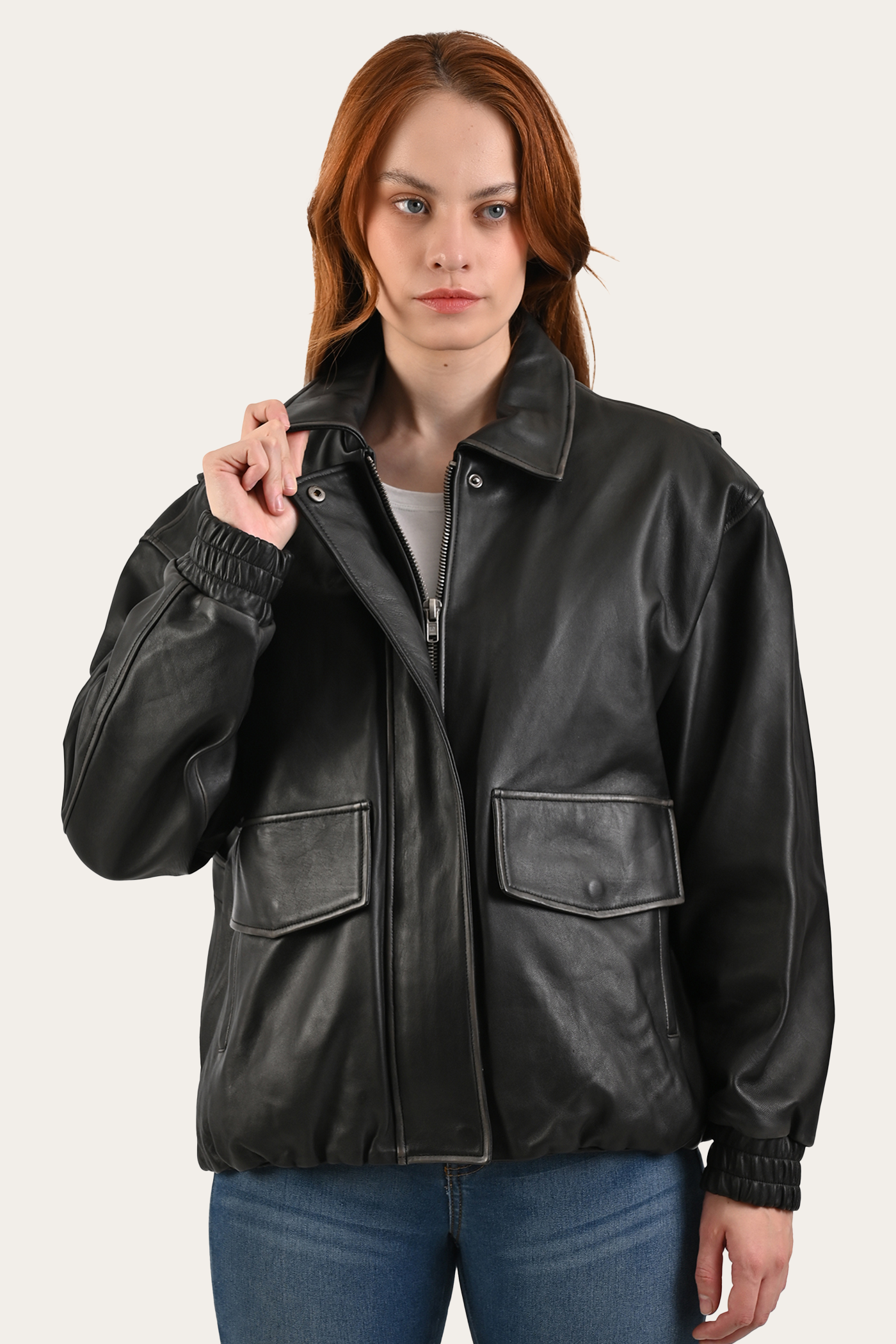 Harper Oversized Bomber - Image 3