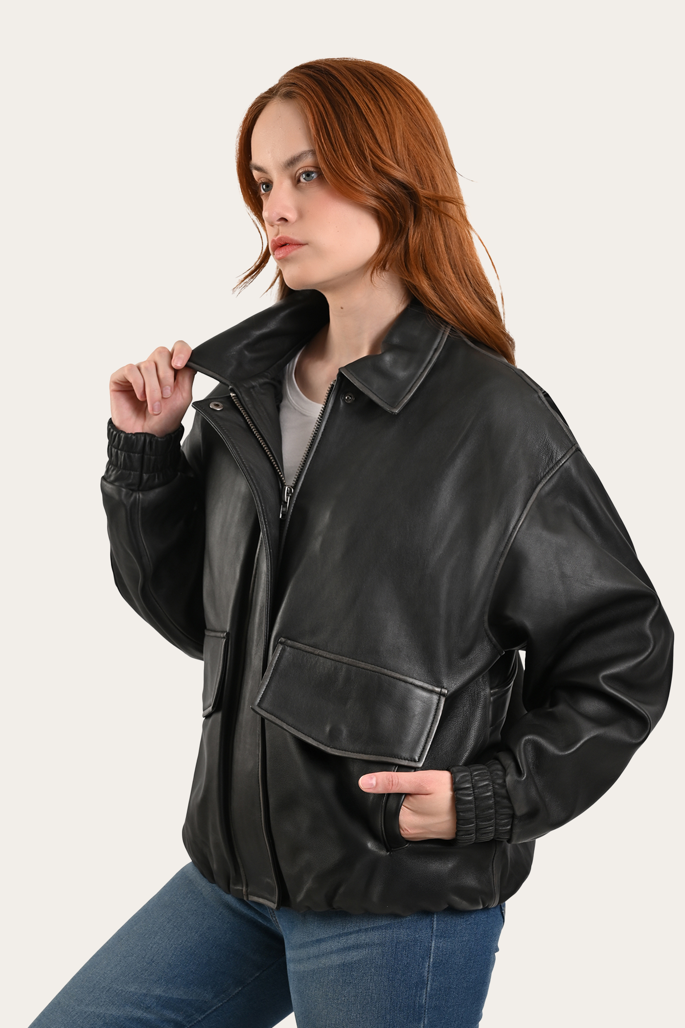 Harper Oversized Bomber - Image 4
