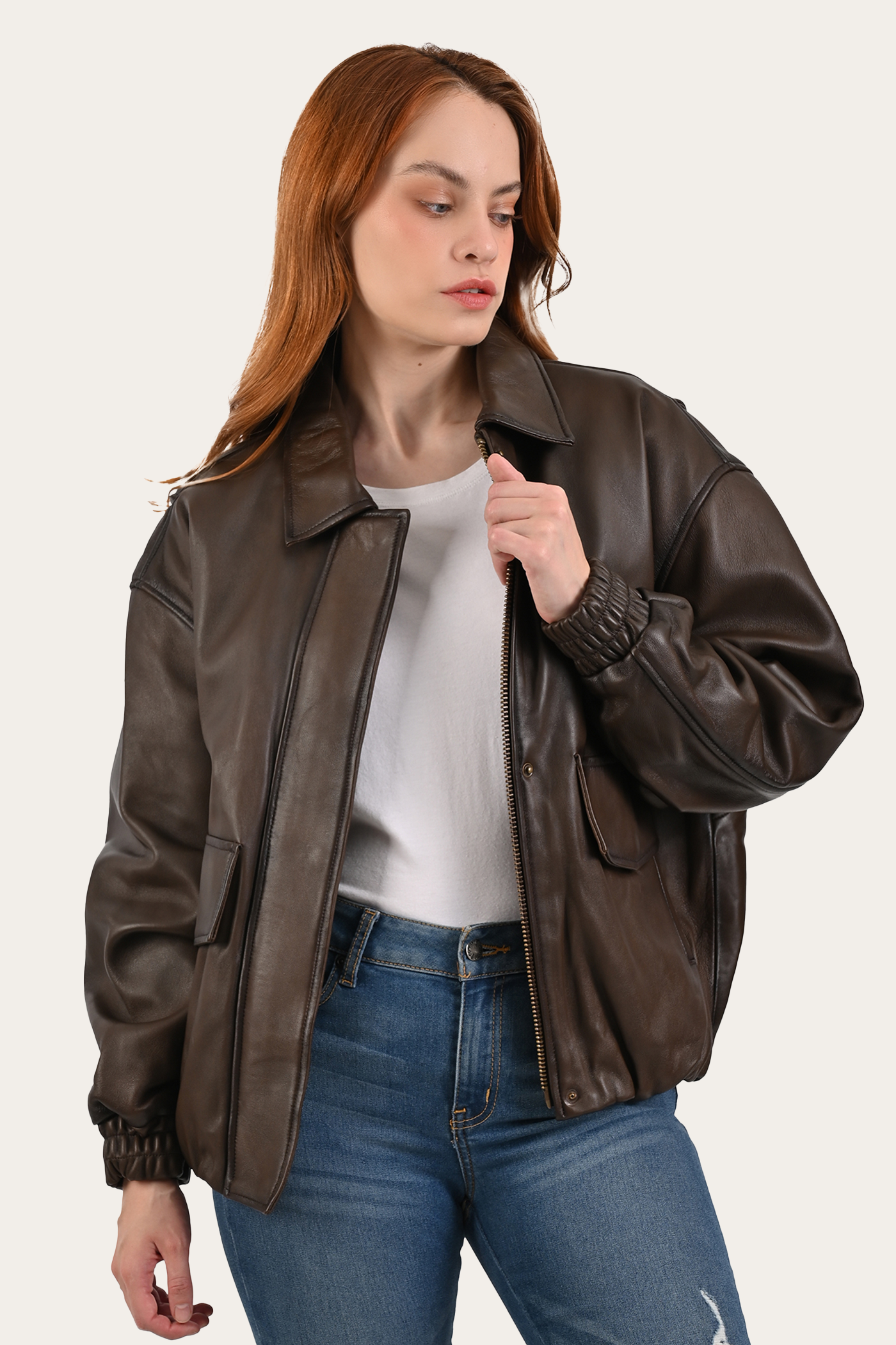Harper Oversized Bomber - Image 3