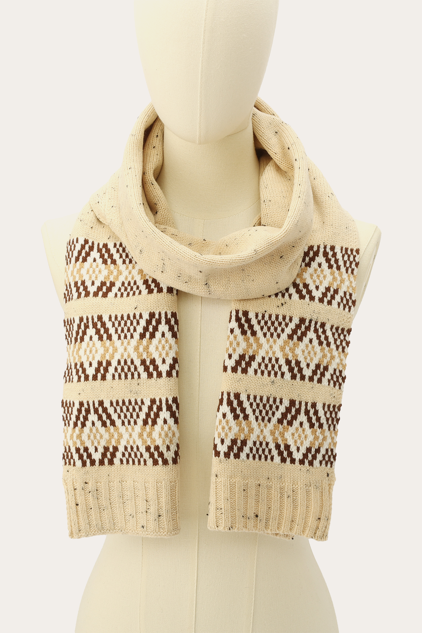 Tweed Fair Isle Scarf - Image 5