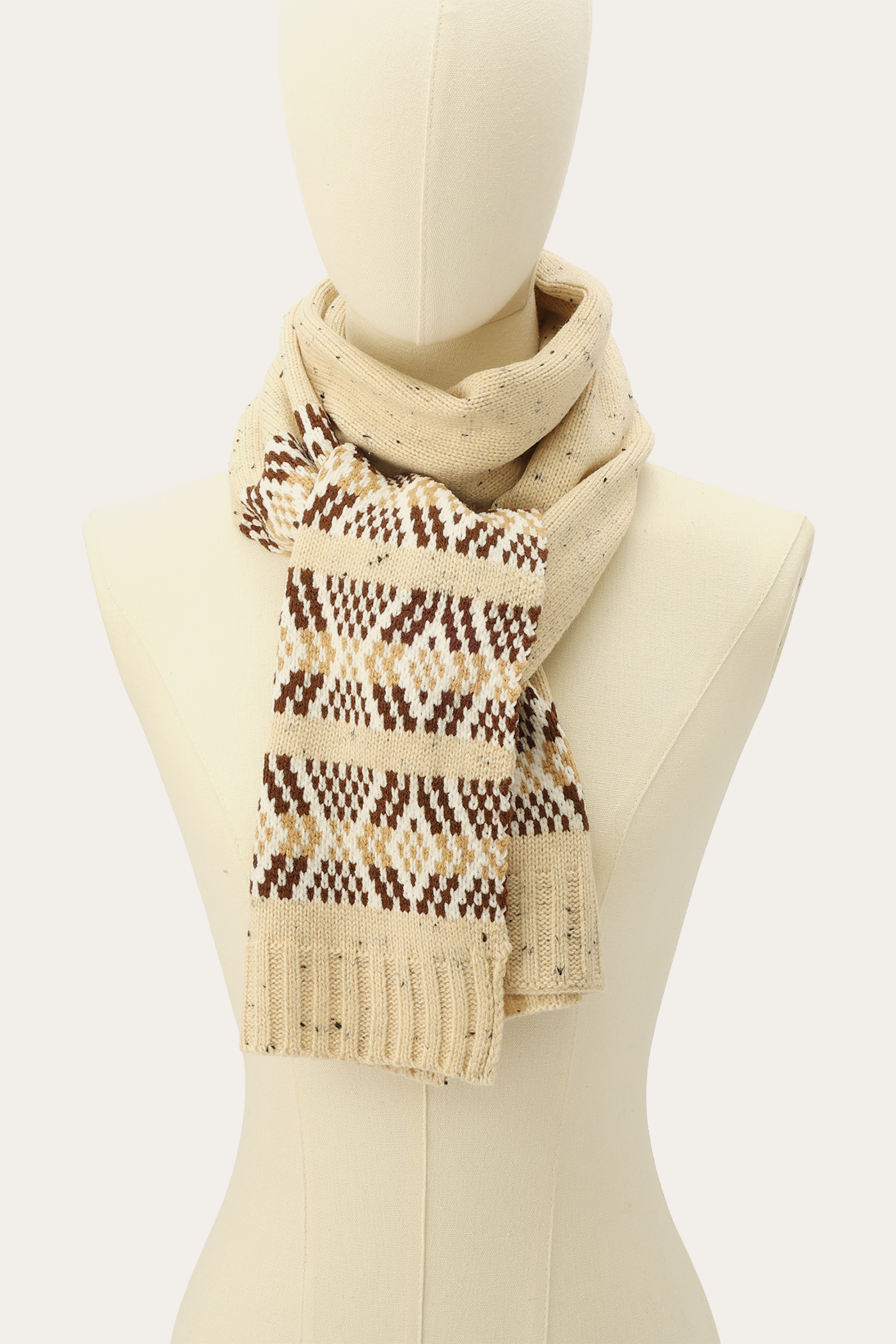 Tweed Fair Isle Scarf - Image 6