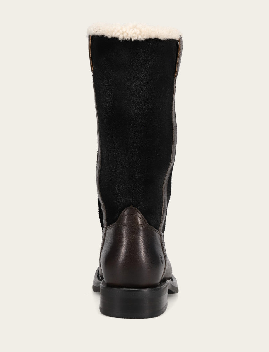 Campus Low Heel Mid Shearling Boot - Image 6