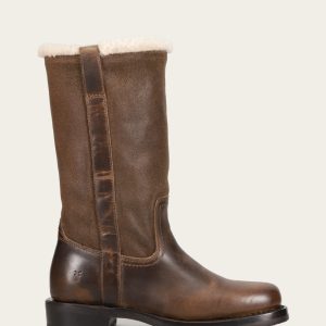 Campus Low Heel Mid Shearling Boot