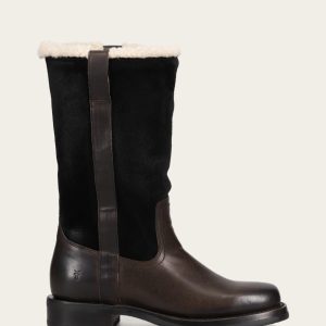Campus Low Heel Mid Shearling Boot