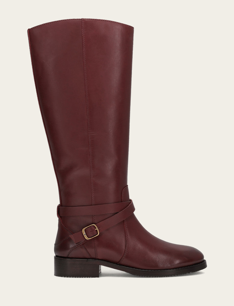 Melissa Belted Riding Wide Calf
