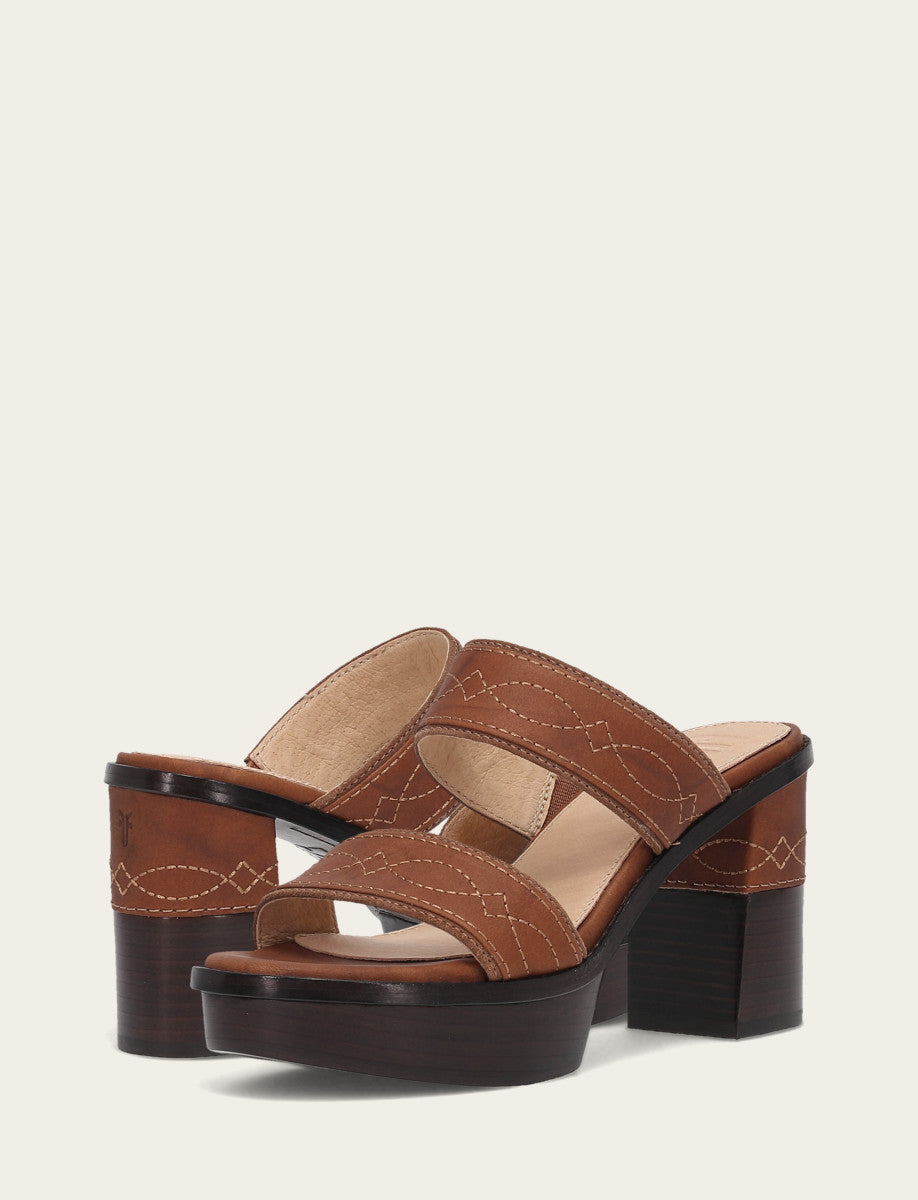 Pipa Woodstock 2 Band Platform Sandal - Image 4